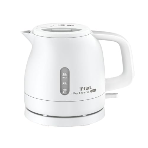【オンライン限定】ティファール 電気ケトル 0.8L シンプル 転倒お湯もれロック 省スチーム設計 「パフォーマ ロック ホワイト」 軽量コンパクト KO1611JP 1枚目 画像