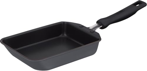 【Amazon.co.jp 限定】サーモス デュラブルシリーズ 玉子焼きフライパン 13cm グレー ガス火・IH対応 焦げつきにくい 耐久性コーティング PFOA PFOS不使用 KFM-013E GY 1枚目 画像