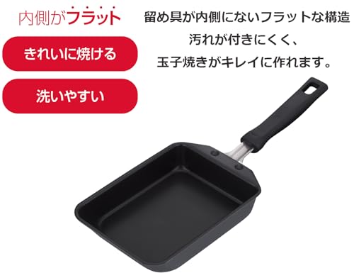 【Amazon.co.jp 限定】サーモス デュラブルシリーズ 玉子焼きフライパン 13cm グレー ガス火・IH対応 焦げつきにくい 耐久性コーティング PFOA PFOS不使用 KFM-013E GY 中間 画像