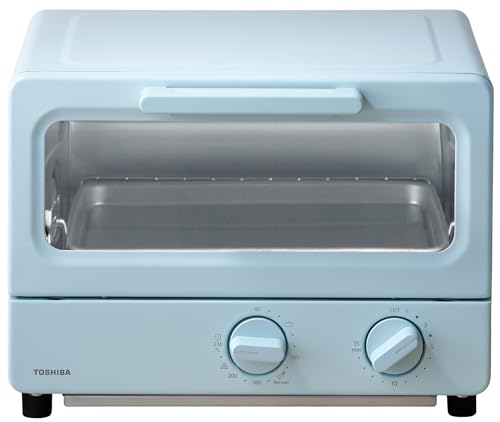 TOSHIBA(東芝) トースター オーブントースター 2枚焼き HTR-PZ3(G) ミントグリーン 温度調節機能付き 受皿付き タイマー15分 1枚目 画像