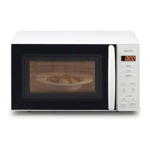 アイリスオーヤマ 電子レンジ 17L ターンテーブル ヘルツフリー 単機能 全国対応 PMG-T179-W ホワイト アイリスオーヤマ 電子レンジ 17L 実物画像・外観写真