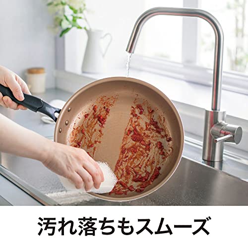 エバークック フライパン 26㎝ ガス火専用 軽量 【500日保証】 こげつきにくいフライパン PFOA PFOS フリー ネイビー ドウシシャ 中間 画像