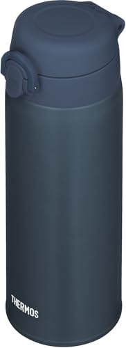 【Amazon.co.jp 限定】サーモス 水筒 真空断熱ケータイマグ 500ml ダークネイビー 飲み口外せてお手入れ簡単 超軽量コンパクトタイプ ワンタッチオープン ステンレス ボトル 保温保冷 JOF-500 DNVY 中間 画像