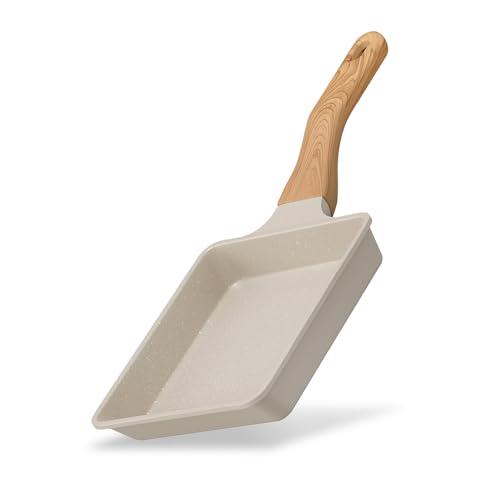 アイリスオーヤマ 玉子焼き 卵焼き フライパン IH・ガス火両用 ナチュかる エッグパン 軽量 食材がくっつきにくいフッ素コーティング 内側は上品なマーブル模様 SNS映え グレイッシュモカ NTL-EGMO アイリスオーヤマ 玉子焼き フライパン IH ガス火対応 実物画像・外観写真