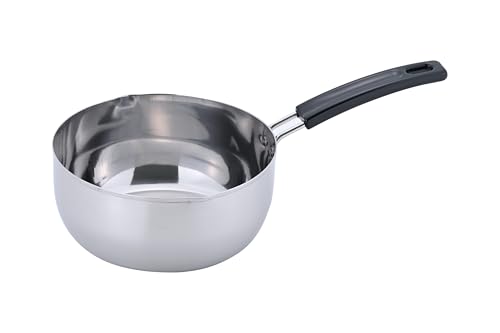 カクセー 四季彩 IH対応 ステンレス製 深型雪平鍋 20cm 注ぎ口 目盛り付き FSC-12 カクセー 四季彩 IH対応 深型雪平鍋 選び方 実物画像・外観写真