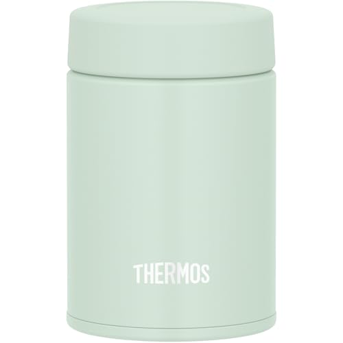 【小容量モデル】サーモス 真空断熱スープジャー 200ml ライトグリーン 全パーツ食洗機対応 保温保冷 シンプル構造のフタ JEG-200 LTG スープジャー 小容量 選び方 実物画像・外観写真