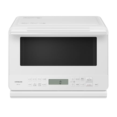 日立 オーブンレンジ 27L MRO-F6C W ホワイト 保証1年 お手入れ簡単 250℃1段式オーブンヘルシーシェフ 日立 オーブンレンジ 使いやすさ 実物画像・外観写真