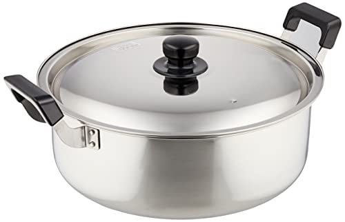 パール金属 大鍋 両手鍋 32cm 鍋蓋付 IH対応 NEWだんらん HB-1797 パール金属 大鍋 両手鍋 32cm IH対応 選び方 実物画像・外観写真