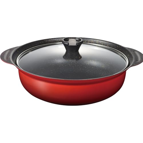 和平フレイズ 土鍋風 卓上鍋 30cm 6.8L 10号 5~6人用 IH対応 ガス PFOAフリー ふっ素樹脂加工 なごみ丈膳 RB-3201 和平フレイズ 土鍋風 卓上鍋 使い方 実物画像・外観写真