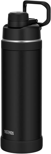 【ハンドル付き・食洗機対応】サーモス 水筒 真空断熱スポーツボトル 1L ブラック 持ち運びに便利なキャリーループ 直飲み 飲み口が外せて洗いやすい 保冷専用 FJU-1000 BK ハンドル付き 食洗機対応 サーモス 水筒 1L 実物画像・外観写真