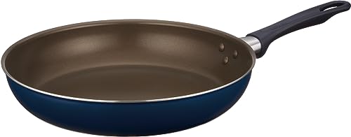 サーモス デュラブルシリーズ フライパン 28cm ネイビー ガス火専用 焦げつきにくい 耐久性コーティング PFOA PFOS不使用 片手で軽々持てる 軽量モデル KFI-028 NVY サーモス デュラブルシリーズ フライパン 28cm ネイビー 実物画像・外観写真