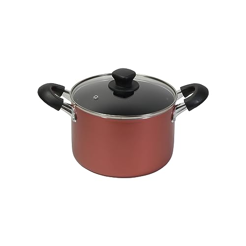 パール金属 鍋 両手鍋 寸胴鍋 20cm 深型 ガラス蓋付 IH対応 ふっ素加工 パスタ カレー 煮込 旨味 HB-6970 パール金属 鍋 両手鍋 寸胴鍋 20cmおすすめ 実物画像・外観写真