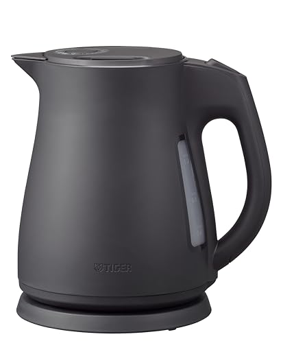 【WEB限定カラー】タイガー魔法瓶 電気ケトル 蒸気セーブ 軽量 コンパクト 驚速 スゴ軽 湯沸かし 1.2L 転倒お湯漏れ防止 カラ炊き防止 マットブラック PCT-N120 K 1枚目 画像