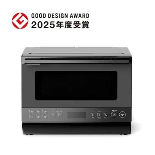 【Amazon.co.jp限定】TOSHIBA(東芝) スチームオーブンレンジ 石窯オーブン 23L 縦開き コンパクト 一人暮らし/家族 簡単操作 液晶パネル ER-60ZB(K) ブラック 最後 画像
