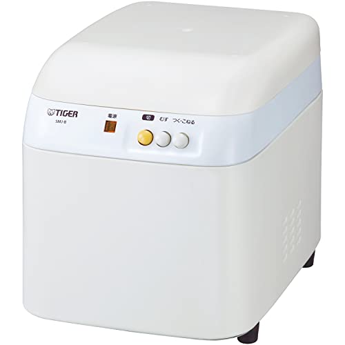 タイガー魔法瓶(TIGER) 餅つき機 1升 コンパクト 「むす・つく・こねる」 1台3役 力じまん ミルキーホワイト SMJ-B181WL タイガー魔法瓶 餅つき機 選び方 実物画像・外観写真