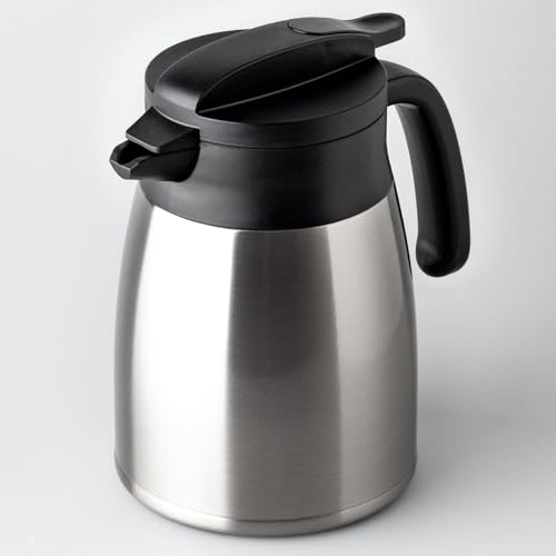 アトラス 保冷ポット 保温ポット 1.1L 圧抜き弁あり 超軽量 節電 省エネ 広口 卓上ポット ステンレスポット 魔法瓶 保温 保冷 真空断熱二重構造 コンパクト 洗いやすい シルバー AVTP-1100SV アトラス 保冷ポット 保温ポット 使い方 実物画像・外観写真