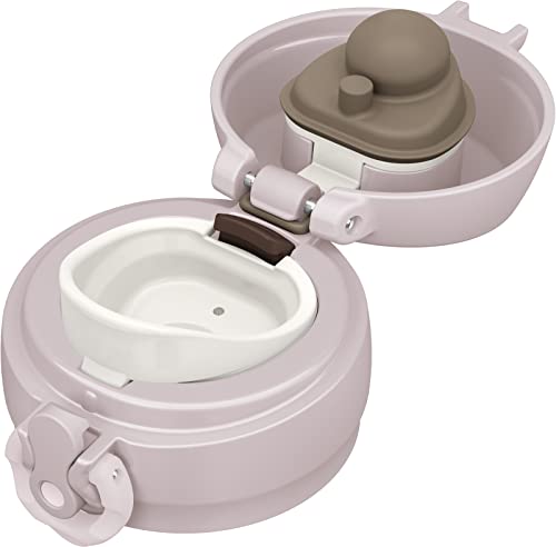 【Amazon.co.jp 限定】サーモス 水筒 真空断熱ケータイマグ 0.5L ベージュピンク 飲み口外せてお手入れ簡単 軽量タイプ ワンタッチオープン ステンレス ボトル 保温保冷 JNL-505 BEP 中間 画像