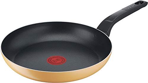 ティファール フライパン 25cm ガス火専用 PFOAなどの有害物質不使用 こびりつきにくさ長持ち 「マリーゴールドイエロー フライパン」 イエロー B56105 ティファール フライパン 25cm ガス火専用 実物画像・外観写真