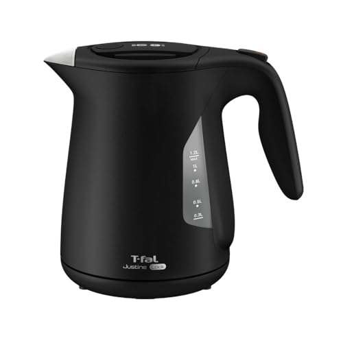 ティファール 電気ケトル 1.2L 大容量 転倒お湯もれロック 「ジャスティン ロック ブラック」 省スチーム設計 KO5908JPA ティファール 電気ケトル 1.2L 選び方 実物画像・外観写真