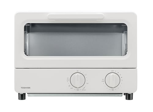 TOSHIBA(東芝) トースター オーブントースター 2枚焼き HTR-PZ3(W) ミルキーホワイト 温度調節機能付き 受皿付き タイマー15分 東芝 トースター 温度調節付き 選び方 実物画像・外観写真