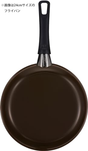サーモス デュラブルシリーズ フライパン 28cm ダークブラウン ガス火専用 KFL-028 DBW 中間 画像