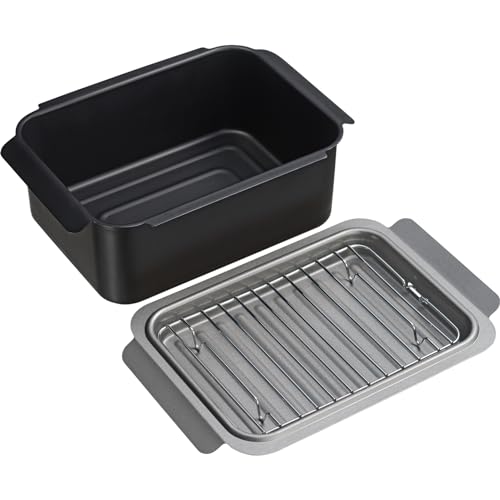 和平フレイズ アミ付 ワイド 揚げ鍋 20×14cm IH対応 ガス 天ぷら鍋 お弁当 少量 四角い ポコフリット RB-2926 和平フレイズ アミ付 ワイド 揚げ鍋 20×14cm IH対応 ガス 天ぷら鍋 選び方 実物画像・外観写真