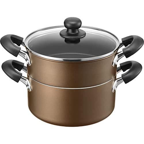 和平フレイズ 二段蒸し器 20cm 蒸し料理 シュウマイ 鍋としても使える 内面ふっ素 汚れにくい 直火・IH おおらか鍋 RB-2509 和平フレイズ 二段蒸し器 20cm 選び方 実物画像・外観写真