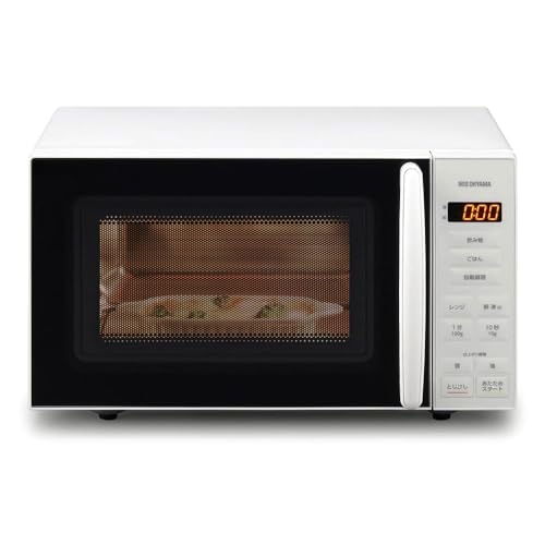アイリスオーヤマ 電子レンジ 18L 単機能 フラットテーブル 全国対応 ヘルツフリー PMG-F188-W ホワイト 1枚目 画像