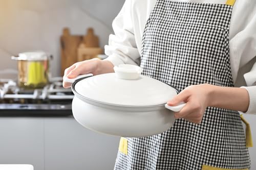 パール金属 軽量 土鍋風卓上鍋 26cm IH対応 ふっ素加工 ホワイト HC-462 中間 画像