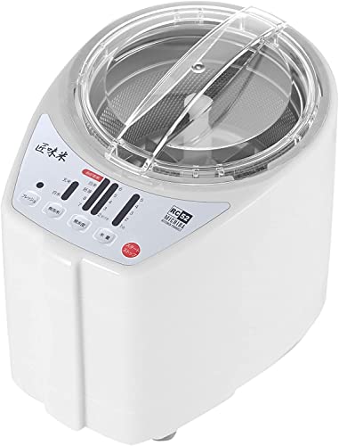 山本電気 家庭用精米機 MICHIBA KITCHEN PRODUCT 匠味米 ホワイト MB-RC52W 家庭用精米機 選び方 実物画像・外観写真