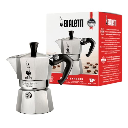 BIALETTI(ビアレッティ) Bialettiモカエキスプレス 1カップ用 直火式 ( コーヒーメーカー エスプレッソメーカー マキネッタ ) BIALETTI モカエキスプレス 1カップ用 実物画像・外観写真