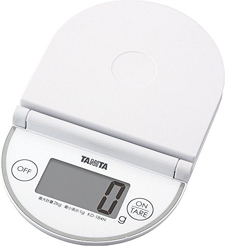タニタ クッキングスケール キッチン はかり 折りたたみ デジタル 2kg 1g単位 KD-184N WH タニタ クッキングスケール キッチン はかり 折りたたみ デジタル 2kg 1g単位 KD-184N WH 選び方 実物画像・外観写真