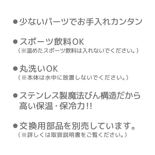 サーモス 水筒 真空断熱ケータイマグ 600ml リーフグリーン パーツが少なく洗いやすい しっかり閉まるスクリュータイプ 水滴が垂れにくいパッキン形状 ステンレス ボトル JON-601 LFG 中間 画像