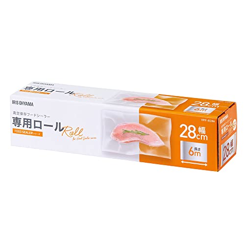 アイリスオーヤマ(IRIS OHYAMA) 真空パック機 真空保存フードシーラー 専用ロール 幅28cm×長さ600cm VPF-R286 最後 画像