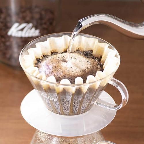 カリタ Kalita うまみを引き出す コーヒー ペーパー フィルター ウェーブフィルター 2~4人用 KWF-185 100枚 ホワイト #22212 おしゃれ キャンプ アウトドア 喫茶店 アンティーク 結婚 祝い プレゼント 誕生日 女性 男性 還暦 退職 記念日 ギフト 贈り物 還暦 敬老 中間 画像