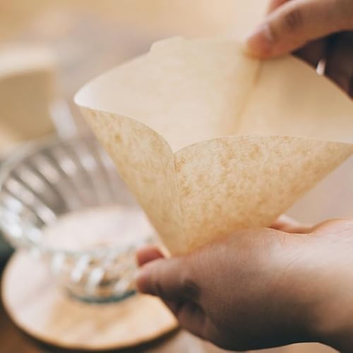 HARIO (ハリオ) V60 用 ペーパーフィルター 01M 1~2杯用 100枚入り みさらし VCF-01-100M 中間 画像