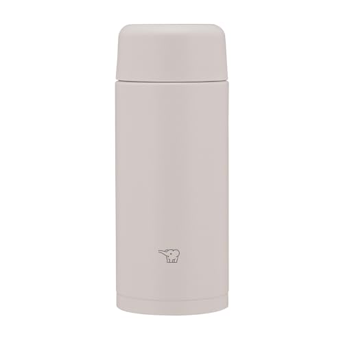 象印 水筒 ステンレスマグ 小容量 250ml 【コンパクト】 スクリュータイプ 食洗機対応 シームレスせん お手入れ点数たったの2点 シアーグレー SM-MS25-HM 1枚目 画像