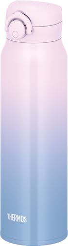 サーモス 水筒 真空断熱ケータイマグ 750ml ライラックブルー 飲み口外せてお手入れ簡単 軽量タイプ ワンタッチオープン ステンレス ボトル 保温保冷 JNR-753LTD LL-BL サーモス 水筒 おすすめ 750ml 実物画像・外観写真