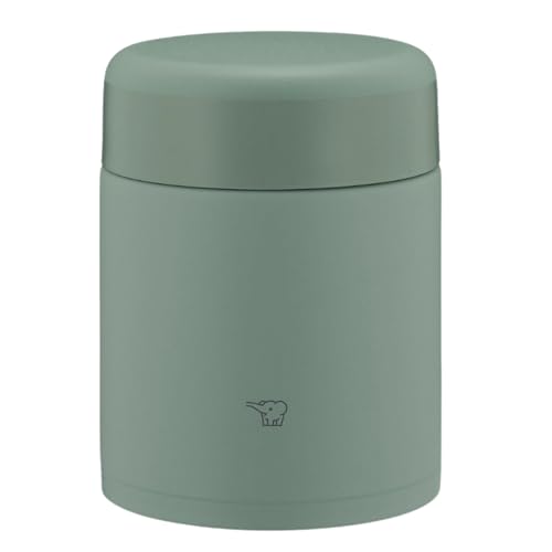 象印 スープジャー 400ml 大きめ茶碗サイズ 【おいしく保温・保冷】 広口 マットグリーン SW-KA40-GM 象印 スープジャー 選び方 実物画像・外観写真