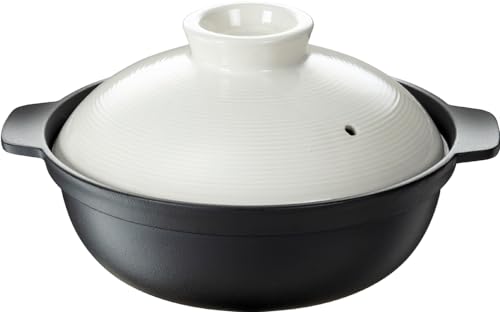 イシガキ 鉄鋳物 鍋 8号 3～4人用 約幅28×奥行24×高さ8cm 容量1.8Ｌ デリッシュ・ライフ IH 直火 対応可 イシガキ 鉄鋳物 鍋 8号 選び方 実物画像・外観写真