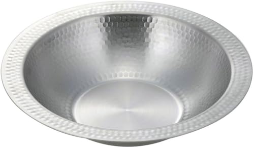 下村企販 継ぎ目のない 卓上鍋 26cm 【日本製】 ガス IH対応 食洗機対応 お手入れ簡単 軽い 皿 器 サラダボウル そうめん 鍋料理 しゃぶしゃぶ 寄せ鍋 うどんすき 燕三条 46559 下村企販 卓上鍋 選び方 実物画像・外観写真