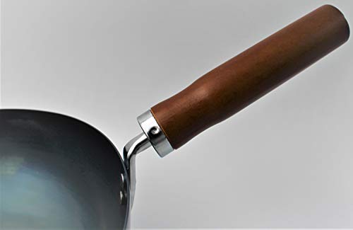 藤田金属 FUJITA KINZOKU 使いやすい 鉄 いため鍋 28cm IH ガス火対応 日本製 シーズニング不要 こびりつきにくく サビにくい 中華鍋 ハードテンパー加工 スイト こだわり職人 020907 中間 画像