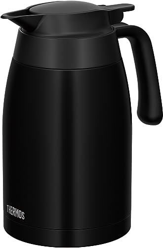 サーモス ステンレスポット 1.5L マットブラック 保温ポット 卓上ポット 魔法びん構造 保温保冷 TTB-1501 MTBK サーモス ステンレスポット 1.5L 選び方 実物画像・外観写真