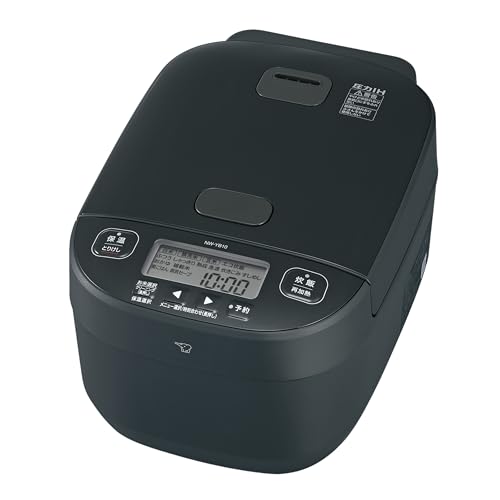 象印マホービン 炊飯器 5.5合 極め炊き 豪熱大火力 圧力IHタイプ 日本製 お手入れ点数2点 スレートブラック NW-YB10AM-BZ 象印マホービン 炊飯器 選び方 実物画像・外観写真