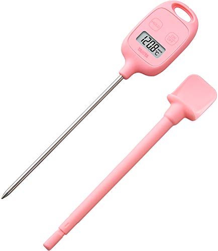 タニタ Tanita 温度計 料理 調理 IPX2 防滴仕様 -50~250度 ピンク TT-583 PK マグネットつき スティック温度計 タニタ 温度計 料理 選び方 実物画像・外観写真