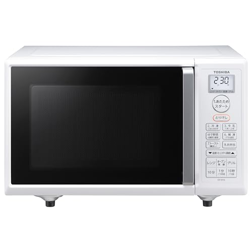 東芝(TOSHIBA) 電子レンジ オーブンレンジ 一人暮らし 16L フラットテーブル トースト機能付き ホワイト ER-W16(W) 東芝 電子レンジ 一人暮らし 16L 実物画像・外観写真