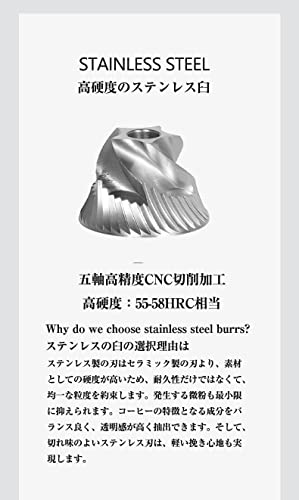 タイムモア TIMEMORE 栗子C2S 手挽きコーヒーミル 手動式 コーヒーグラインダー ステンレス臼 粗さ調整可能 清掃しやすい coffee grinder 家庭用 省力性 ダイヤモンド (C2S-ブラック) 中間 画像