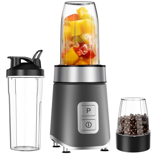 Angashion ジューサー ミキサー 氷も砕ける スムージー 野菜 果物ジュース コーヒーミル 離乳食用 400Wハイパワー 600ml大容量 栄養補充 一台多役 お手入れが簡単 持ち運び 安全機能 学校 アウトドア 旅行 出張 オフィス Angashion ジューサー ミキサー 選び方 実物画像・外観写真