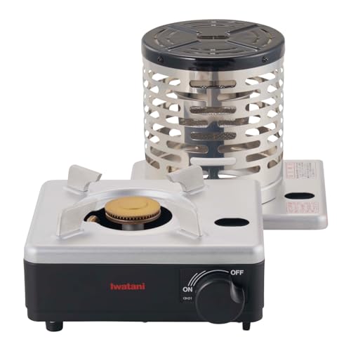Iwatani イワタニ 岩谷 イワタニカセットフー こんろ＆ストーブ イザまる CB-IZ-1 イワタニカセットフー こんろ＆ストーブ イザまる 比較 実物画像・外観写真