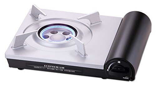 イワタニ Iwatani 岩谷 カセットコンロ カセットフー エコプレミアム 省エネ 内炎式 簡易コンロ 防災グッズ 卓上用 停電対策 日本製 CB-EPR-1 カセットコンロ 選び方 省エネ 実物画像・外観写真